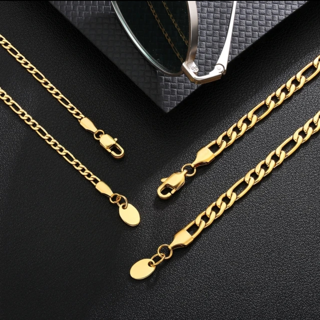 Unisex Figaro Chain