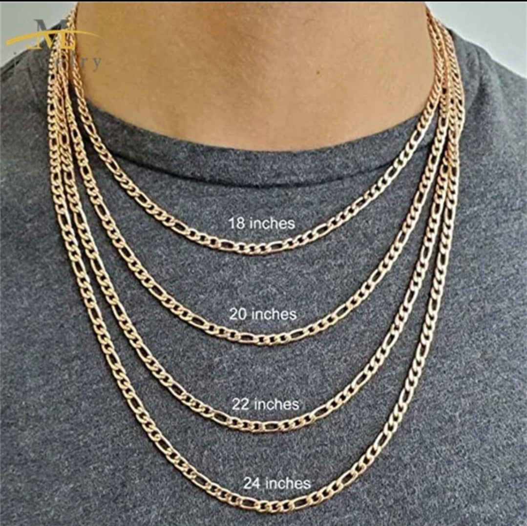 Unisex Figaro Chain